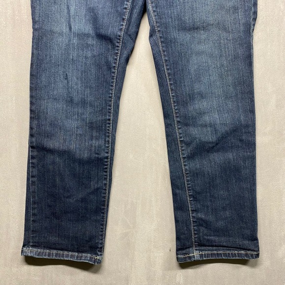 Simply Vera Vera Wang Denim Capri Mid Rise Jeans Size 10 Dark Wash - Picture 12 of 16